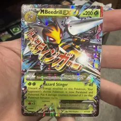 Pokemon Mega Beedrill EX Holo Black Star Promo - Image 1