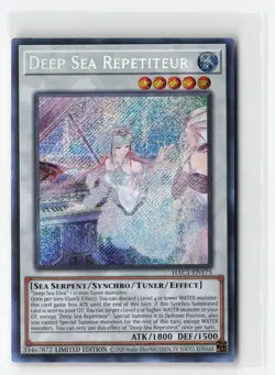 DEEP SEA REPETITEUR HAC1-EN175 LIMITED EDITION YUGIOH TCG NM - Image 1