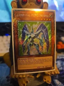 YuGiOh! - Elemental HERO Prisma RA03-EN193 Platinum Secret Rare 1st Edition NM - Image 1