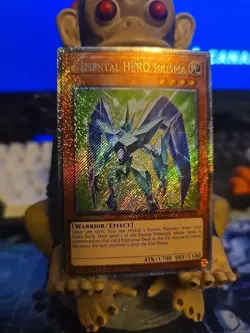 YuGiOh! - Elemental HERO Prisma RA03-EN193 Platinum Secret Rare 1st Edition NM - Image 4