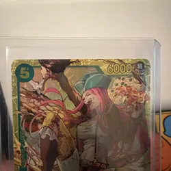 One Piece CCG Jewelry Bonney OP12-118 SEC Art Holo Foil English - Image 2
