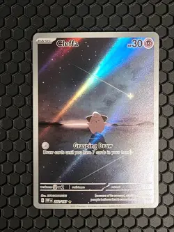 Cleffa 202/197 SV03: Obsidian Flames IR NM Full Art English 2023 Pokemon Card - Image 1