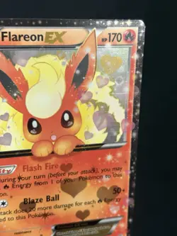 Flareon EX RC6/RC32 Ultra Rare Generations: Radiant Collection Pokemon Card - Image 3