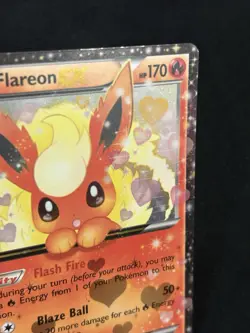 Flareon EX RC6/RC32 Ultra Rare Generations: Radiant Collection Pokemon Card - Image 4