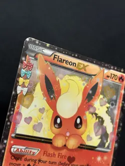 Flareon EX RC6/RC32 Ultra Rare Generations: Radiant Collection Pokemon Card - Image 5