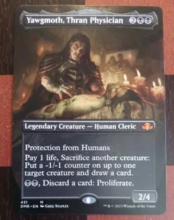 Mtg Yawgmoth, Thran Physician NM/M Modern Horizons Borederless Extended Card - Image 1
