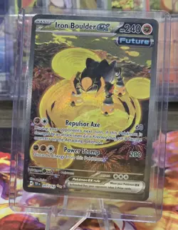 Pokemon TCG Iron Boulder EX Special Illustration Card 207/162 Temporal Forces - Image 2
