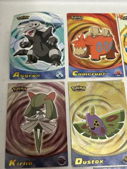 Pokemon Advanced Topps Card Lot Of 9 Dustox Laparas Charmander 1999-2003 - Image 2