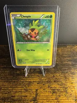 Pokemon Chespin Promo Holo XY88 XY TCG Card - Image 1