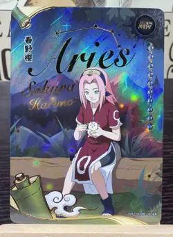 Sakura Haruno NRZ06-MR-065L4 Naruto Kayou Card Tier 4 Wave 6 MR NM - Image 1