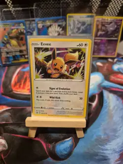 Eevee SWSH118 - SWSH Black Star Promo - Cosmos Holo Pokemon Card - Near Mint - Image 1
