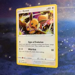 Pokemon Eevee SWSH118 Ultra Rare Holo Black Star Promo Pokemon Card * New * - Image 3