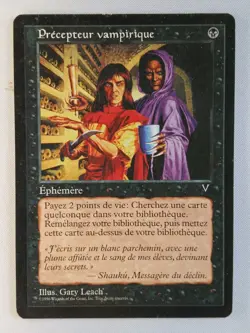 RUSH FRANCAIS Precepteur vampirique GOOD Visions MTG magic VIS - Image 1