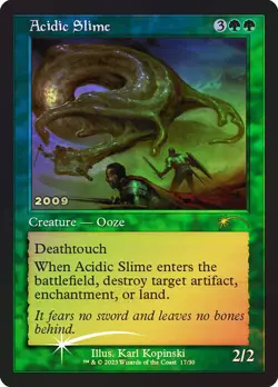 Acidic Slime (30th Anniversary) Foil Mtg Magic English - Image 1