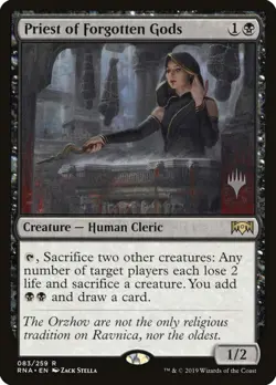 Priest of Forgotten Gods (Promo Pack) [Ravnica Allegiance Promos] - Image 1