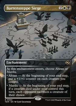 Barrensteppe Siege (Borderless) [Tarkir: Dragonstorm] - Image 1