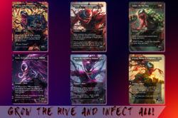 Symbiote Sliver Commander MTG Alt-Art Deck. Ready to Play! - Image 2