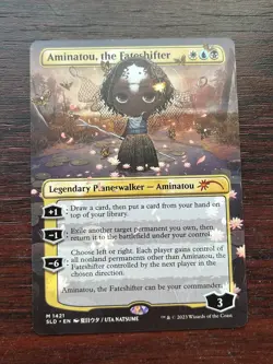 1x AMINATOU, THE FATESHIFTER - Li'l'est Walkers Secret Lair - MTG - Magic - Image 1