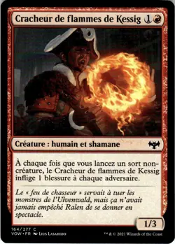 2021 Innistrad: Crimson Vow Kessig Flamebreather French #164 Light Play - Image 1