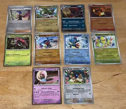 Pokemon Set 10 Holo Karten Nebel der Sagen Deutsch NM Pokemon - Image 1