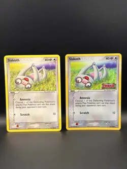 Pokemon TCG Slakoth Lot 63/108 Power Keepers Reverse Holo & Common Stamped 2007 - Image 1