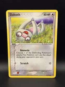 Pokemon TCG Slakoth Lot 63/108 Power Keepers Reverse Holo & Common Stamped 2007 - Image 5