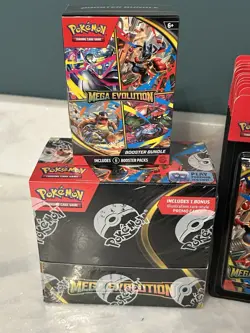 * LOT * POKEMON MEGA EVOLUTION ENHANCED BOOSTER BOX, 12 BLISTER, 1 BUNDLE - Image 2