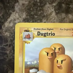 Pokemon TCG Dugtrio Base Set 19/102 Rare 1999 Regular 70 HP Stage 1 English - Image 3