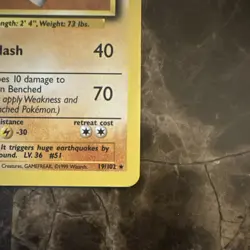 Pokemon TCG Dugtrio Base Set 19/102 Rare 1999 Regular 70 HP Stage 1 English - Image 5