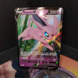 Espeon V SWSH201 Sword & Shield Black Star Promo Pokemon TCG NM - Image 1