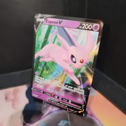 Espeon V SWSH201 Sword & Shield Black Star Promo Pokemon TCG NM - Image 2