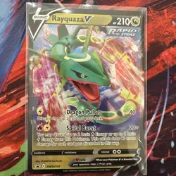 Rayquaza V SWSH147 SWSH: Sword & Shield Pokemon Promo LP - Image 1