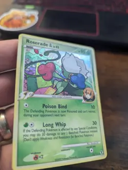 POKEMON • Roserade GL Lv.22 RARE HOLO • RISING RIVALS 12/111 - Image 2