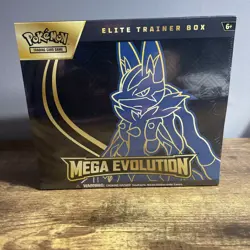 Pokemon TCG Mega Evolution Lucario Elite Trainer Box ETB - New/ Factory Sealed - Image 1