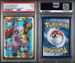 PSA 1 PR 2015 Pokemon XY Breakthrough Full Art Mewtwo EX 163/162 Secret Rare - Image 3