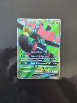 Pokemon TCG Tapu Bulu GX Burning Shadows 130/147 Holo Full Art Ultra Rare - Image 1