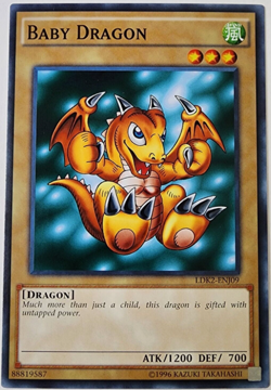YUGIOH - Baby Dragon - LDK2-ENJ09 - Unlimited Ed - Common -NM/M - Image 1