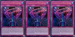 3 x Transaction Rollback RA04-EN105 Ultra Rare 1st Edition YuGiOh Playset - Image 1