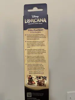 Disney Lorcana Park Exclusive Playmat - Mickey And Minnie Foil Playmat IN HAND - Image 4