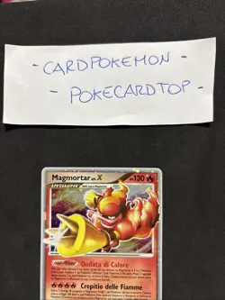 Pokemon Card Magmortar Liv X 123/123-Ita-Swirl-Holo-exc! - Image 2