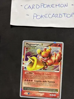 Pokemon Card Magmortar Liv X 123/123-Ita-Swirl-Holo-exc! - Image 4