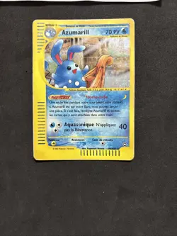 Pokemon card Azumarill H4/h32-Aquapolis-Eng-Holo-exc! - Image 3