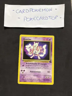 Pokemon Card Mewtwo 3-no Holo-ita-promo-Nm! - Image 1