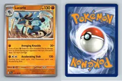 Lucario #114/198 Scarlet & Violet Uncommon Pokemon 2023 TCG Card - Image 1