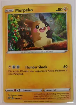 Pokemon MORPEKO 25th Anniversary General Mills SWSH012 HOLO Promo Card - Image 1