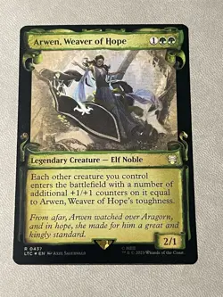 Arwen Weaver of Hope FOIL Showcase Scrolls LTC MTG NM - Image 1