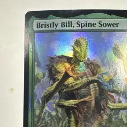 Magic: The Gathering Bristly Bill, Spine Sower Foil Mythic Outlaws 157 Green. LP - Image 2