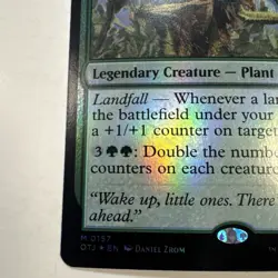 Magic: The Gathering Bristly Bill, Spine Sower Foil Mythic Outlaws 157 Green. LP - Image 4