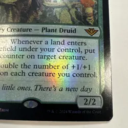 Magic: The Gathering Bristly Bill, Spine Sower Foil Mythic Outlaws 157 Green. LP - Image 5