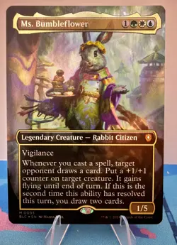 Ms. Bumbleflower (Borderless) M Commander: Bloomburrow 3 NM - Image 1